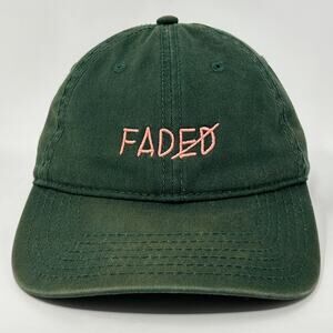 KNYEW Faded Dad Hat Baseball Cap Keeping New York Every Where NY Strapback Green
